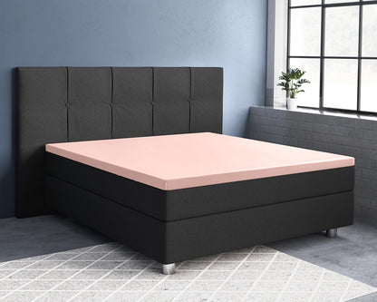 Hoeslaken Topper Satijn - Roze