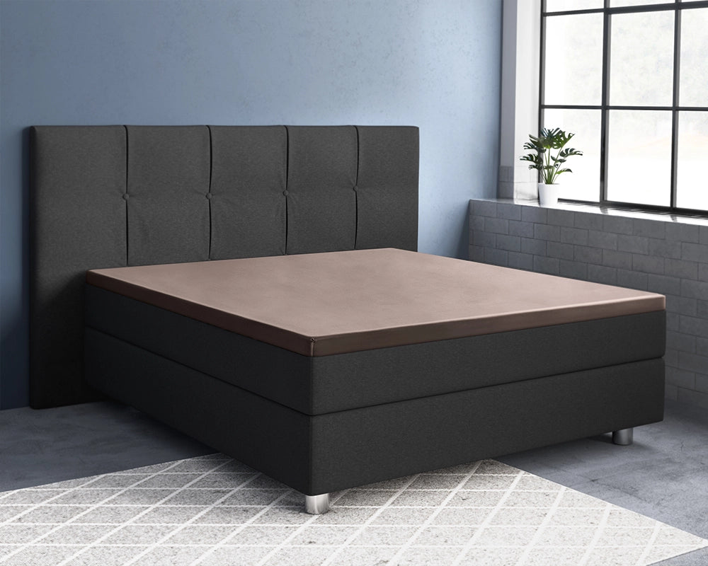 Hoeslaken Topper Satijn - Taupe