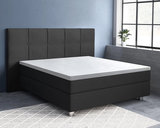 Hoeslaken Topper Satijn - Wit