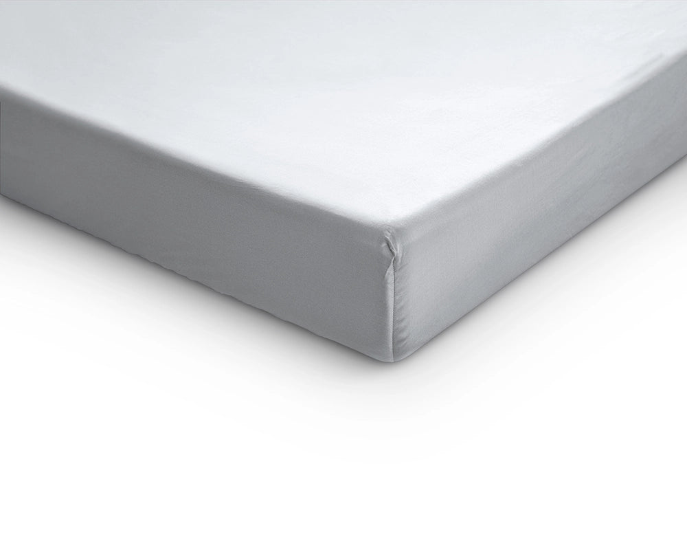 Hoeslaken Topper Satijn - Wit