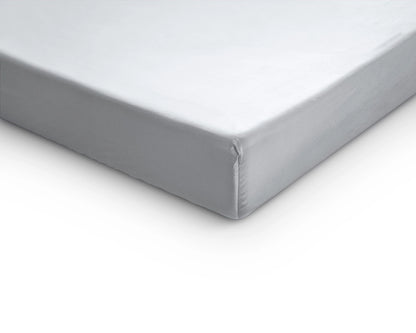 Hoeslaken Topper Satijn - Wit