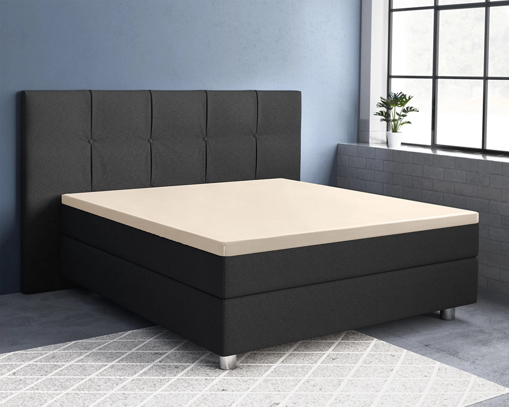 Hoeslaken Topper Satijn - Zand