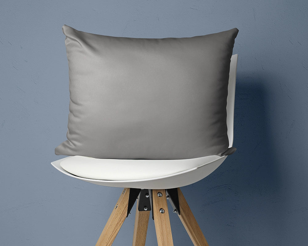 Kussenslopen Satijn - Grijs (2 stuks)