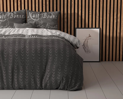 Dekbedovertrek Bonne Nuit 4 Antraciet