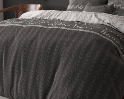 Dekbedovertrek Bonne Nuit 4 Antraciet