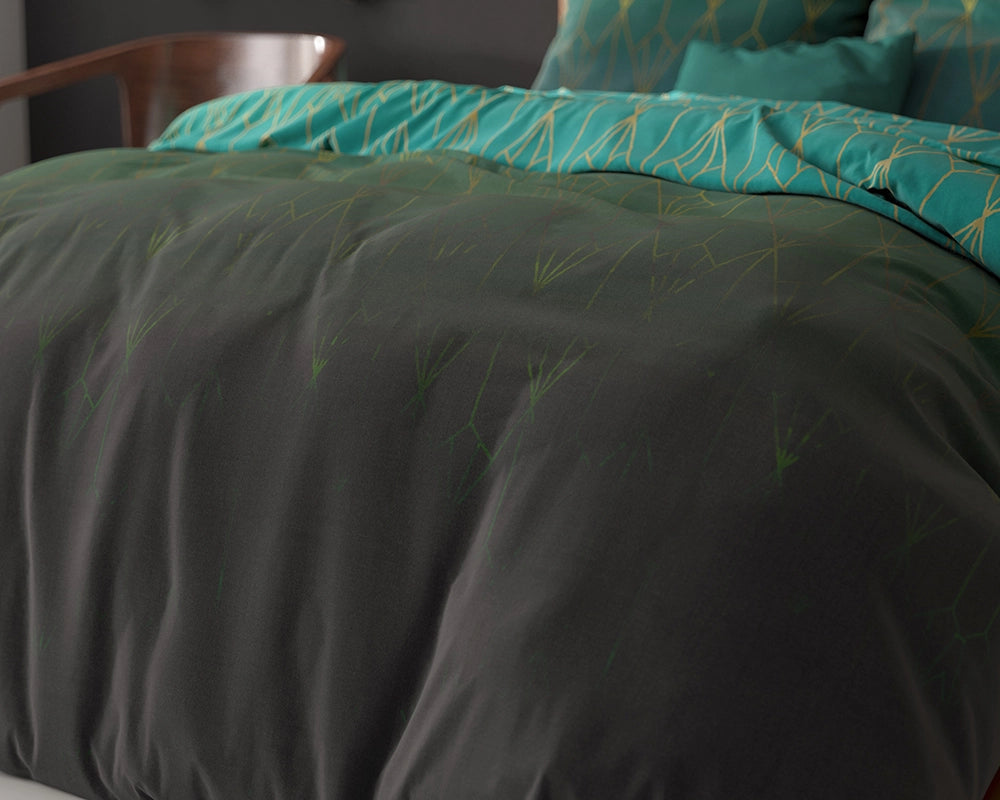 Dekbedovertrek Bowen Groen