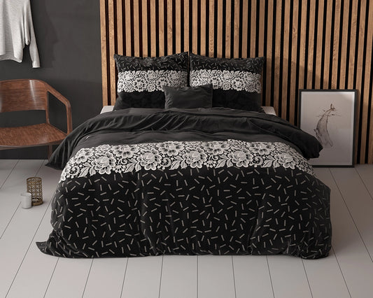 Dekbedovertrek Dervio Antraciet