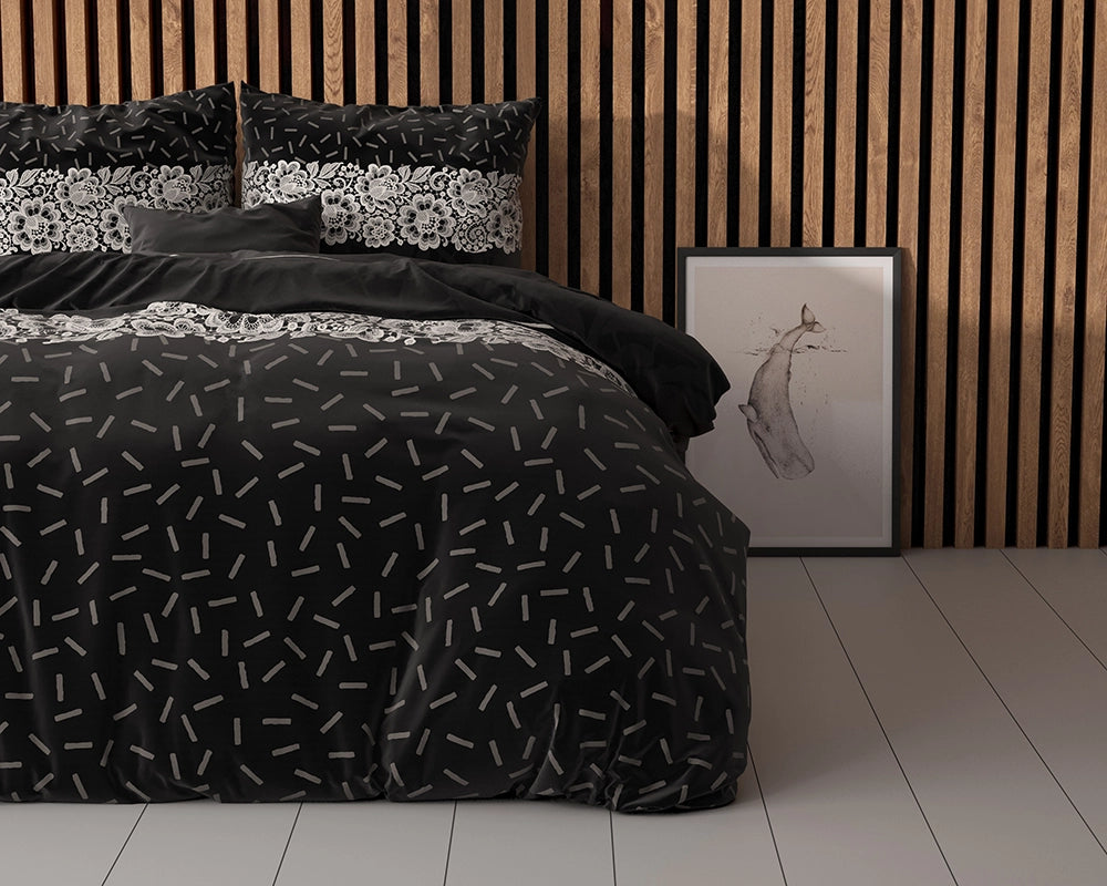 Dekbedovertrek Dervio Antraciet