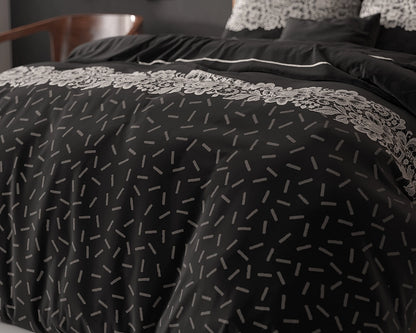 Dekbedovertrek Dervio Antraciet