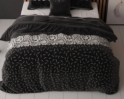 Dekbedovertrek Dervio Antraciet