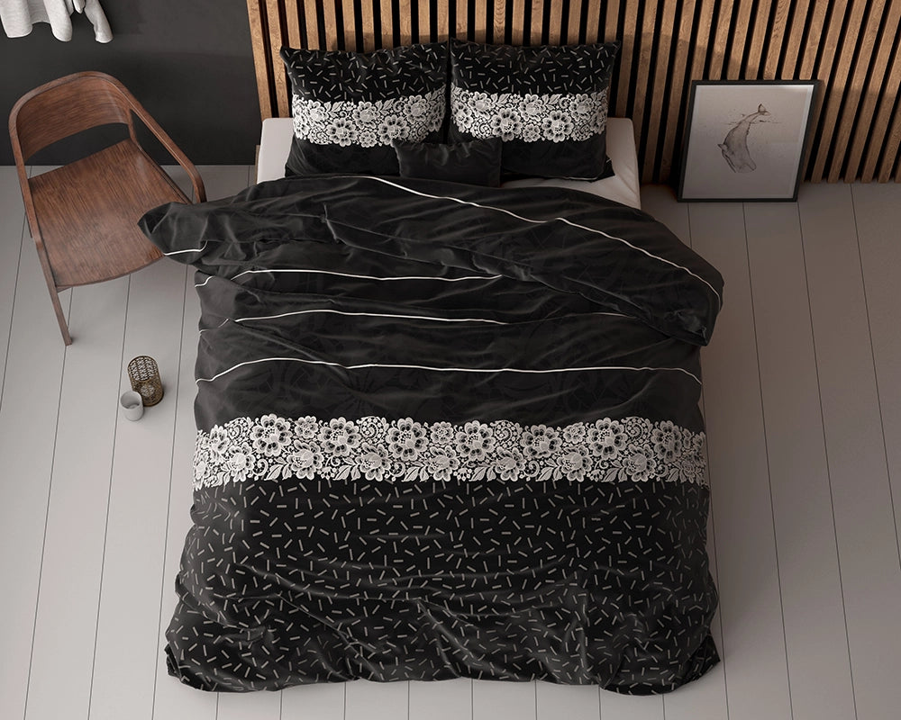 Dekbedovertrek Dervio Antraciet