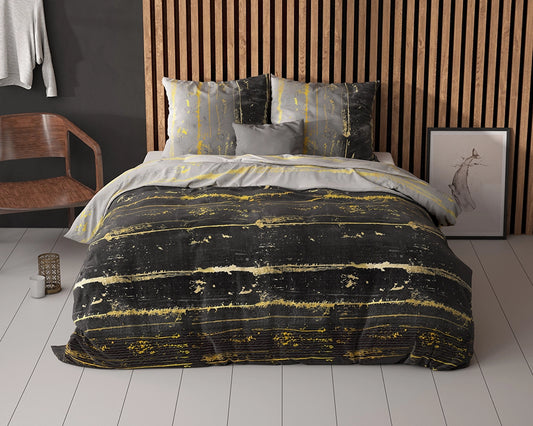 Dekbedovertrek Scratchy Antraciet