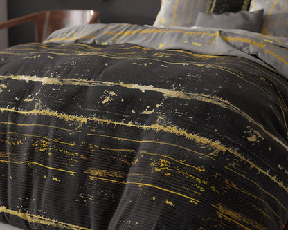 Dekbedovertrek Scratchy Antraciet