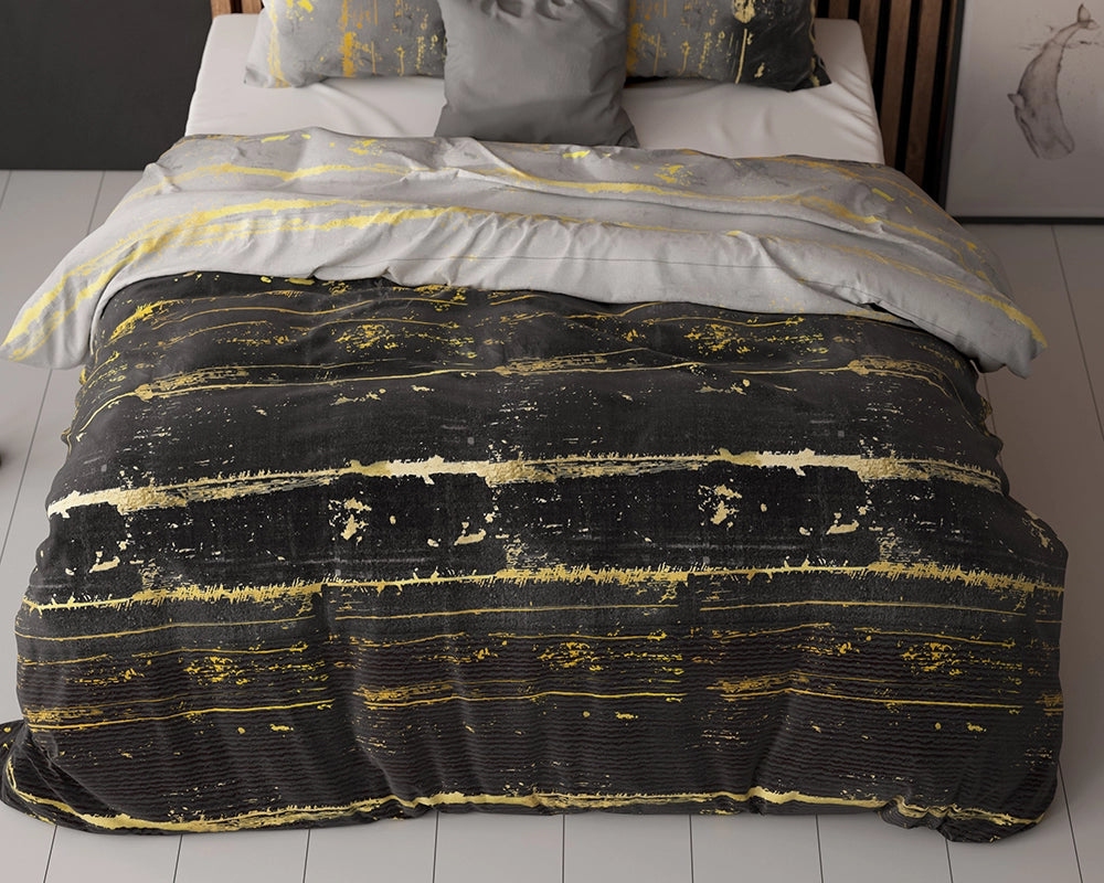 Dekbedovertrek Scratchy Antraciet