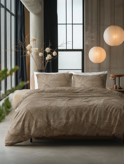 Dekbedovertrek Amber Bruin