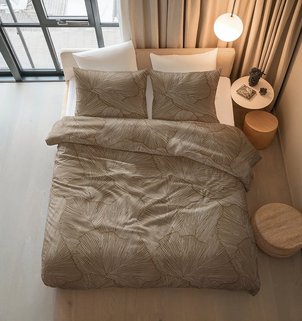 Dekbedovertrek Amber Bruin