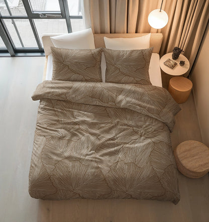 Dekbedovertrek Amber Bruin