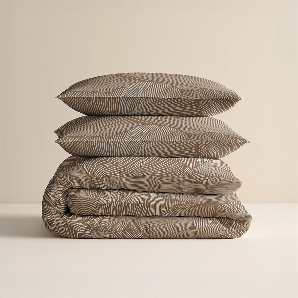 Dekbedovertrek Amber Bruin