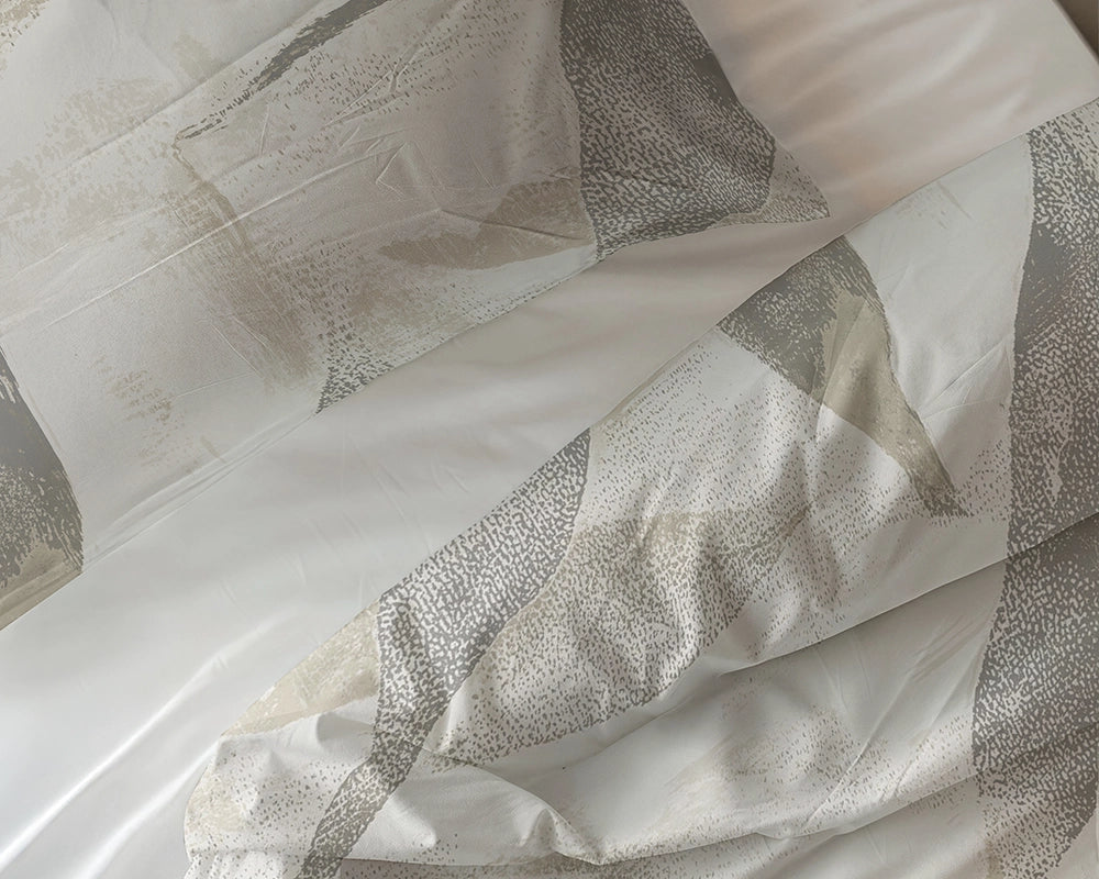 Dekbedovertrek Foliage Grijs