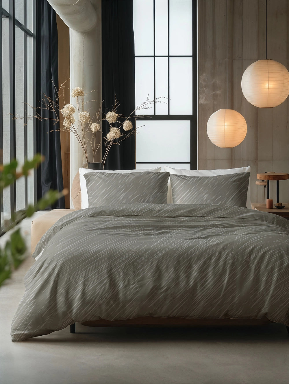 Dekbedovertrek Mellow Stone Grijs