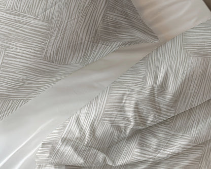 Dekbedovertrek Rattan Zilvergrijs